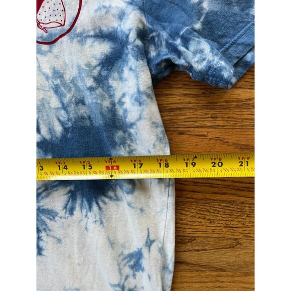 JUNGMAVEN Blue Tie Dye Madre Hemp Short Sleeve T Shirt Tee Top   Mens Size Small - Picture 8 of 8